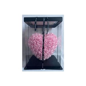 Foam Heart Pink Led 15cm