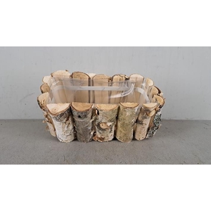 Planter Birch  24x12x10cm