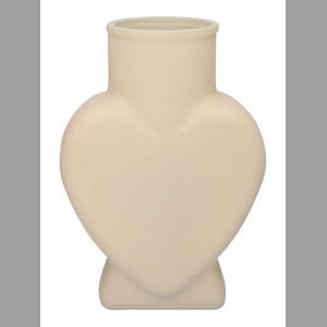 DF02-660235900 - Vase Lovely 15.5x8x22 sand matt