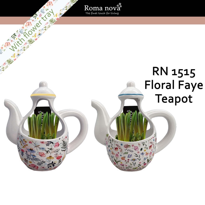 <h4>1515 - Floral Faye Teapot (Muscari)</h4>