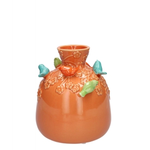 Keramiek Exclusief Birds flesvaas d05/14*16cm