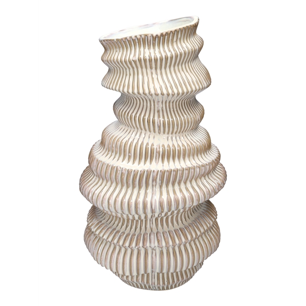 <h4>Vase Anillos d14\\21.5xh38 white</h4>