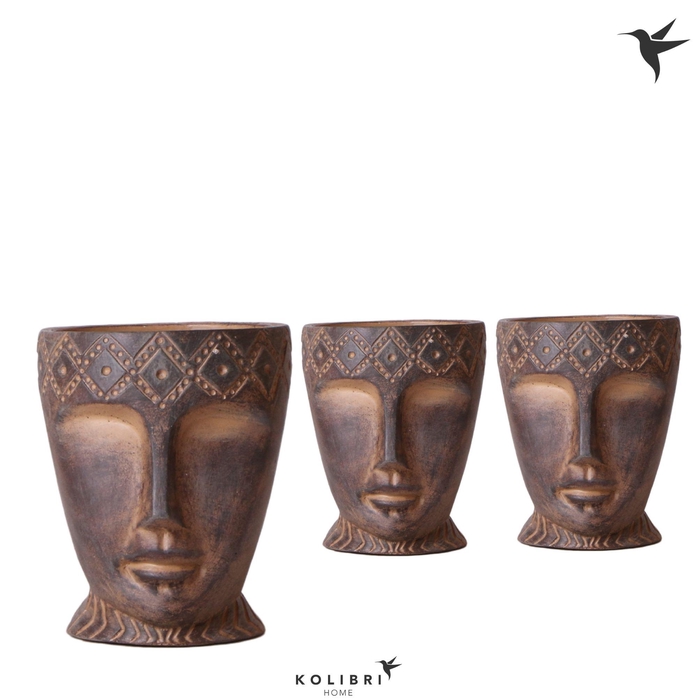 <h4>Kolibri Home Totem Mask pot</h4>