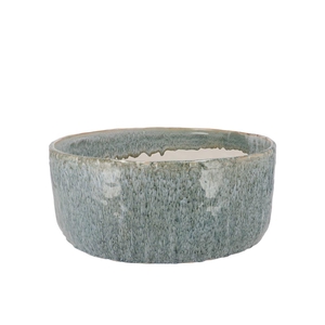 Iron Stone Blue Pot Round 30x30x13cm