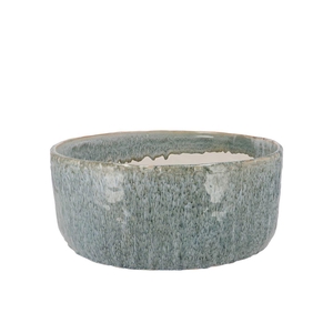 Iron Stone Blue Bowl Round 30x30x13cm