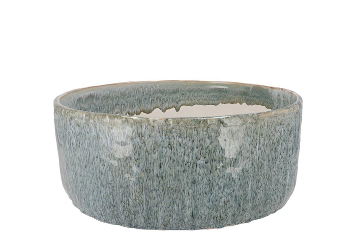 <h4>Iron Stone Blue Bowl Round 30x30x13cm</h4>