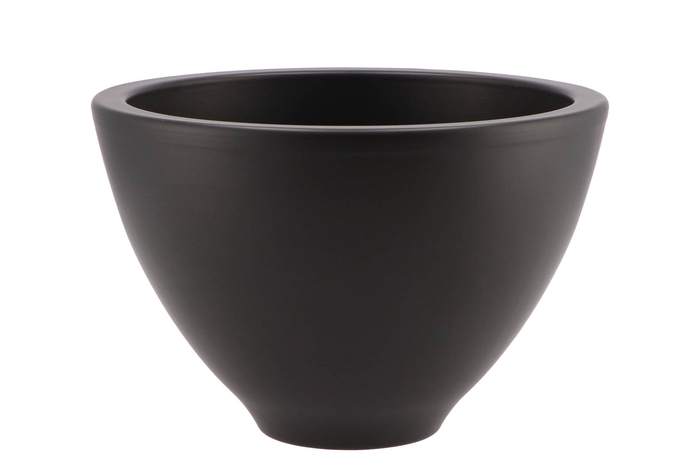 Vinci Matt Black Bowl 23x15cm