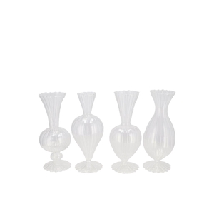 Sunny Dutch Transparent Glass Vase Ass 8x8x16cm