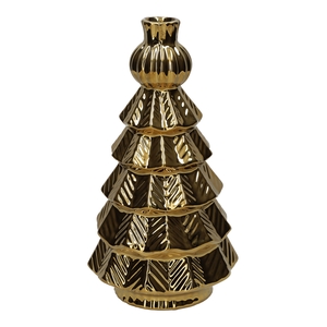 DF03-751627400 - Bottle Brux leaf d2.5/10xh15.5 gold