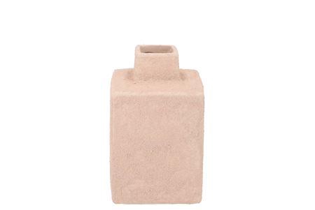<h4>Lisboa Pink Vase Cube 14x14x25cm</h4>