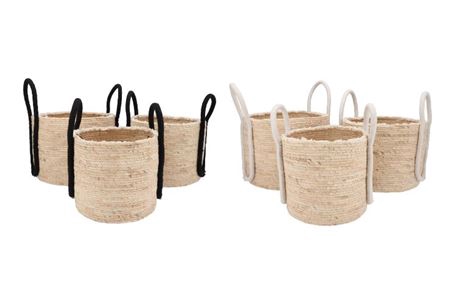 <h4>Venice Black/white Basket Handles Set 3 35x28/32x26/26x25 Nm</h4>