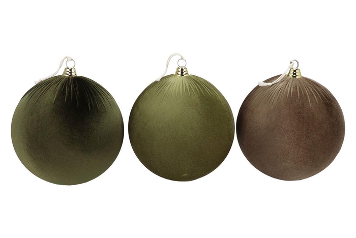 Joyful Green X-mas Ball Velvet Ass 30cm P/3