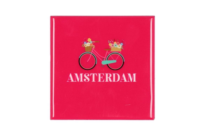 Tile Amsterdam Pink 10x10x1cm Nm