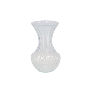Taylor Clear Vase Cone Neck Ass 13x21cm