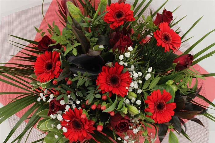 <h4>Boeket Roos Groot Rood</h4>