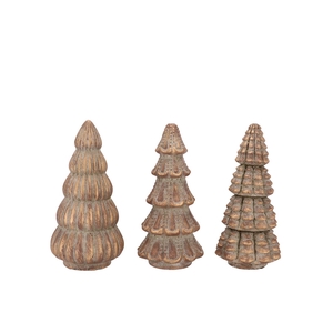 Concrete Golden Tree Ass 10x10x20cm