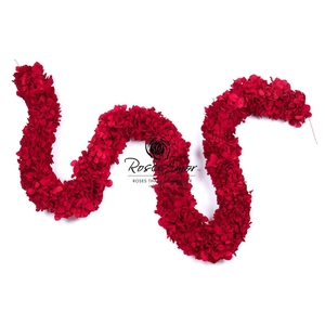 Guirnaldes Hydrangea 2meter Red02