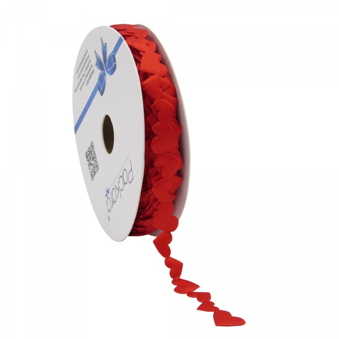 <h4>Valentine Ribbon cute hearts 15mm 18m</h4>