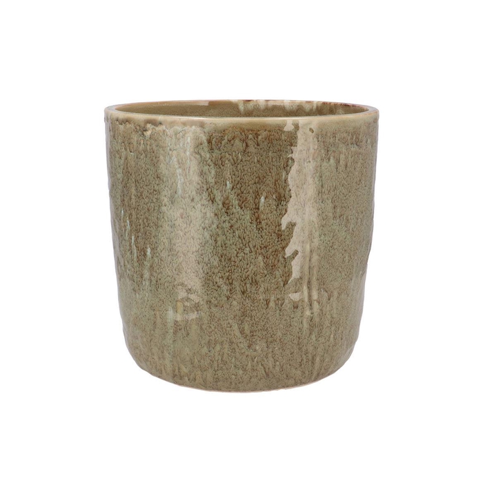<h4>Iron Stone Sand Glazed Pot 24x23cm</h4>