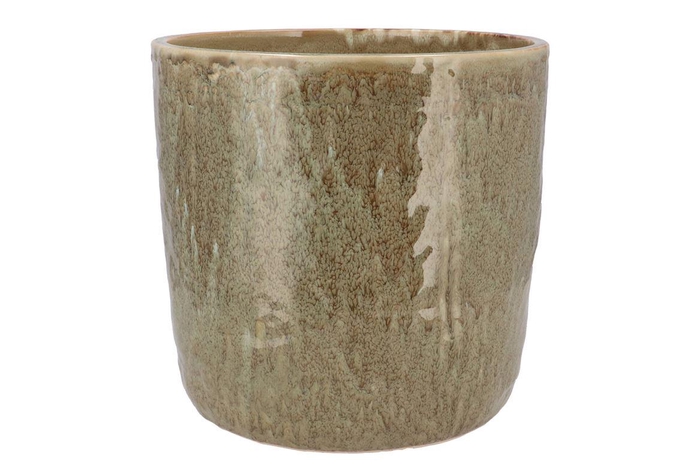 <h4>Iron Stone Sand Glazed Pot 24x23cm</h4>