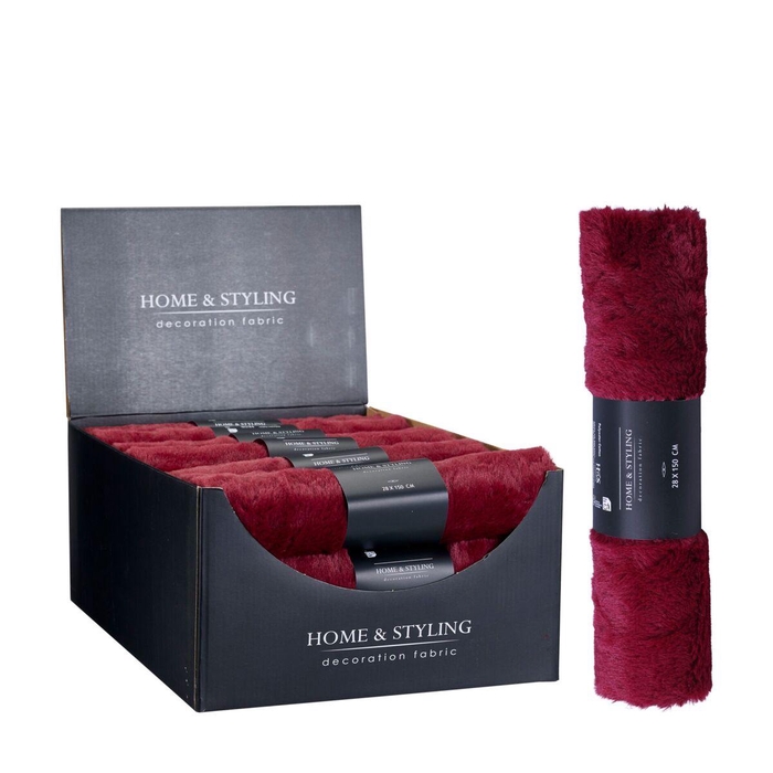 <h4>Christmas Deco Furry table runner 28*150cm</h4>
