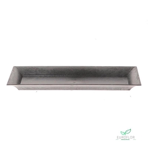 MELAMINE PLATE GREY 36X17XH2,5