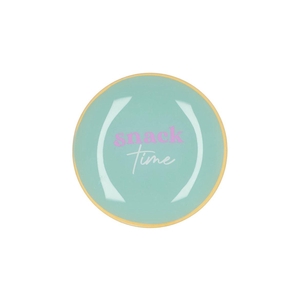 Plate Round Snack Time 18x18x2cm