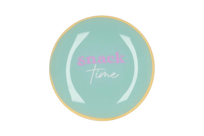 <h4>Plate Round Snack Time 18x18x2cm</h4>