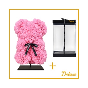 arr3 Deco beer 25cm - Licht roze