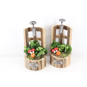 arr2 TD - Hout waterput - wit