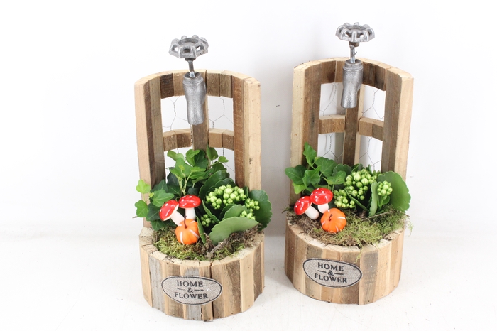 <h4>arr2 TD - Hout waterput - wit</h4>