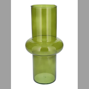 DF02-883903900 - Vase Edra d10/15xh31 green transp Eco
