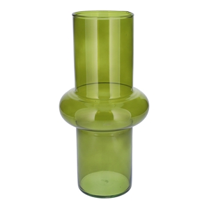 DF02-883903900 - Vase Edra d10/15xh31 green transp Eco