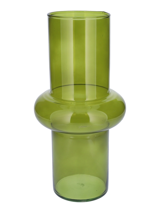 <h4>DF02-883903900 - Vase Edra d10/15xh31 green transp Eco</h4>