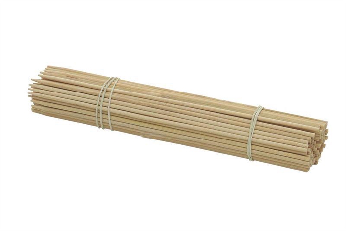 <h4>Bamboe stokken 25cm. pak van 100 st</h4>