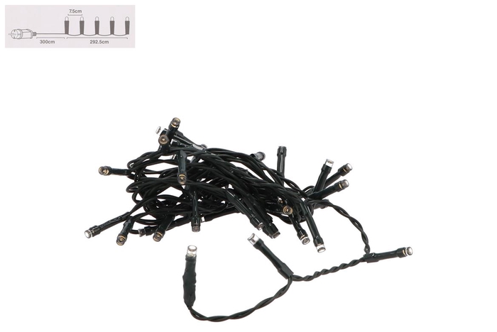 <h4>Led Light Chain Outside 40led Warm White</h4>