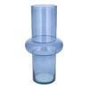 DF02-883903700 - Vase Edra d10/15xh31 blue transp Eco