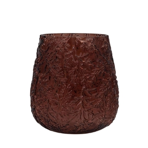Herfst Glas vaas Forest d20*21.5cm