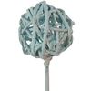 Bruce Ball 5cm on stem Frosted Light Blue