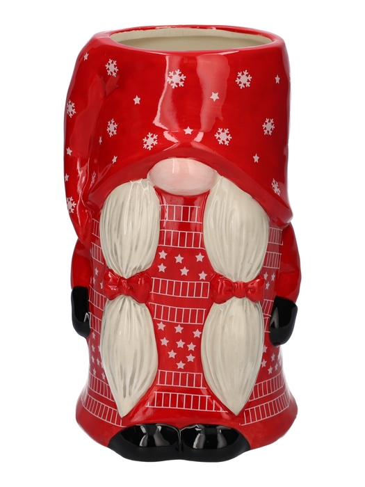 <h4>DF11-730451900 - Vase Frosty 16x15.5x27.5 red</h4>