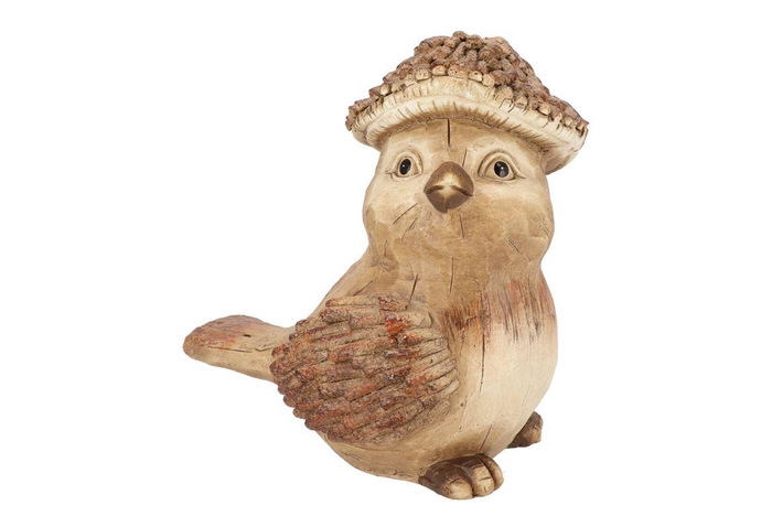 <h4>Wonderland Brown Bird 29x19x30cm</h4>