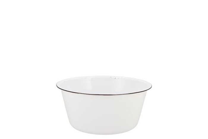 Zinc Basic White Bowl 15x7cm