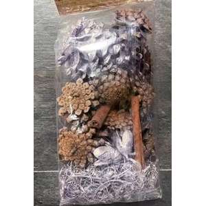 DECO Potpourri Christmas silver - 1 pcs