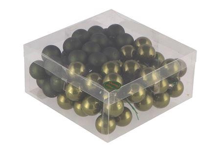 <h4>Glass Ball Pine Green 30mm P/72</h4>