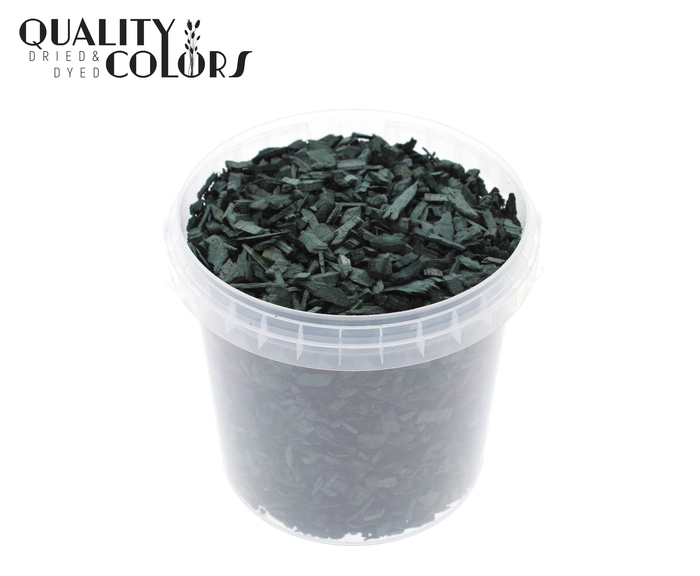 Wood chips 1 ltr bucket Black