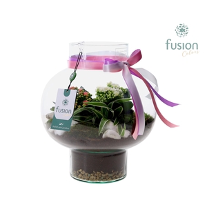 Green Bottle Laura Medium met arrangement