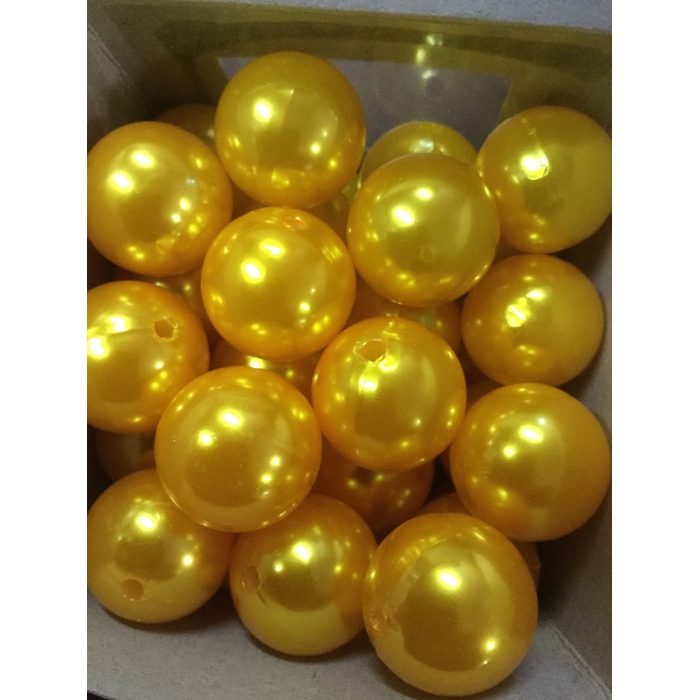 <h4>PARELS OASIS 20MM 36pcs YELLOW</h4>
