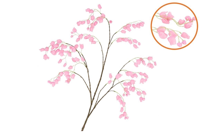 Silk Bellflower Pink 130cm Nm