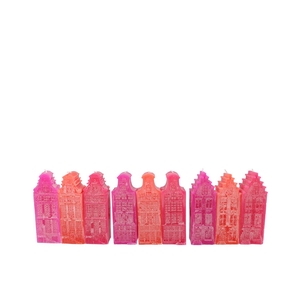 Amsterdam House Fuchsia Mix Candle 6x6x16cm