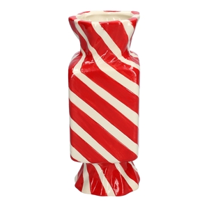 DF03-666582100 - Vase Candy 10x10x25 red
